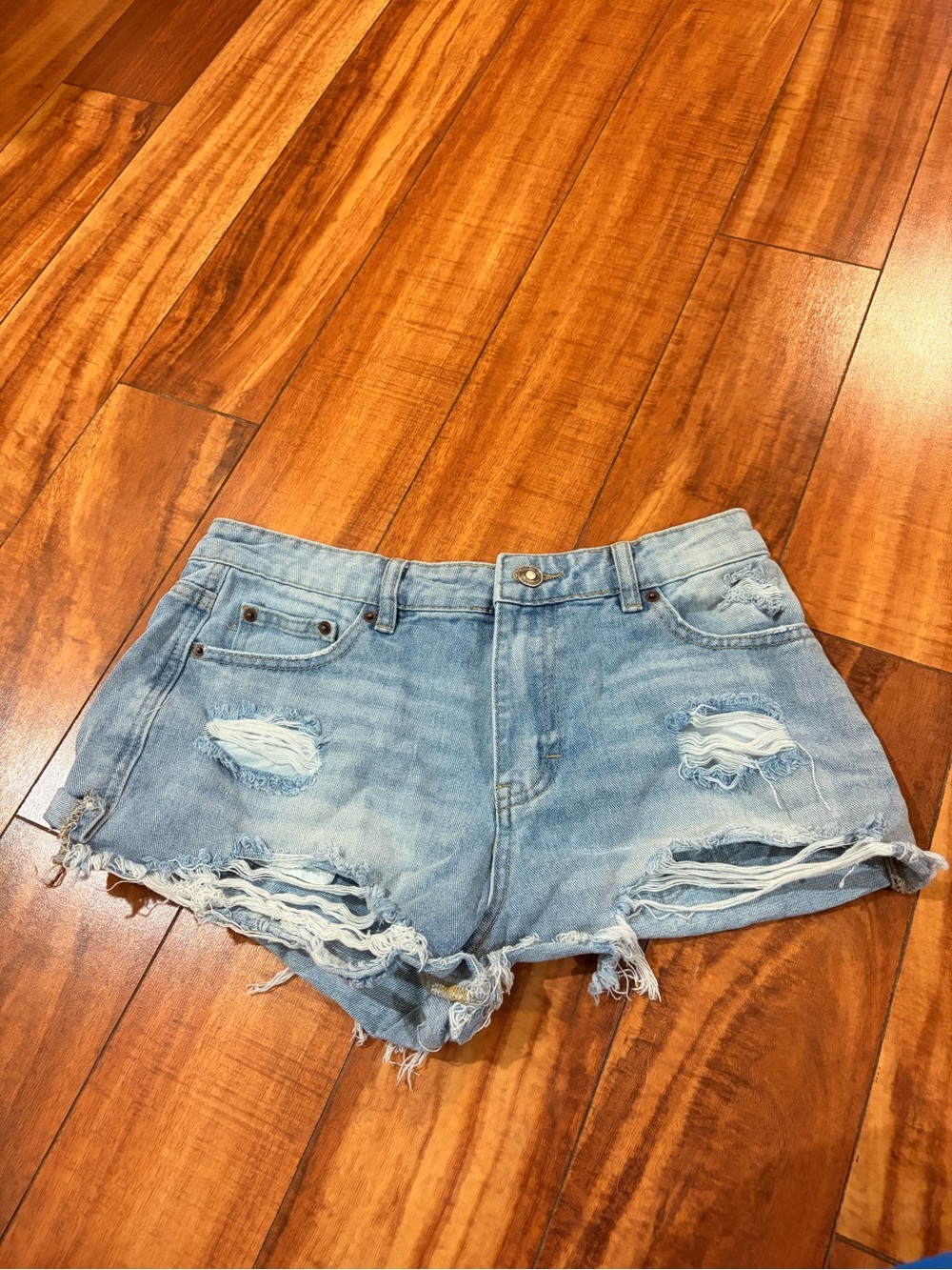 Project Rebel Distressed Denim Jean Shorts Size 5